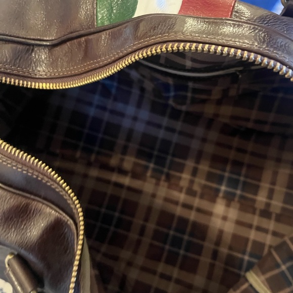 Beautiful Italian-made in Florence, Italy travel bag with fine leather. 🇮🇹 - Picture 3 of 10